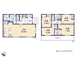 横浜市金沢区釜利谷東4丁目3期　新築戸建　全1棟　1号棟