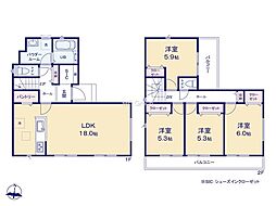 横須賀市林1丁目4期　新築戸建　全1棟　1号棟