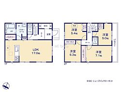 逗子市山の根3丁目4期　新築戸建　全2棟　2号棟