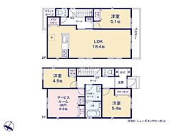 逗子市山の根3丁目4期 新築戸建 全2棟 1号棟