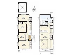 川崎市多摩区栗谷2丁目1期　新築戸建　全2棟　1号棟