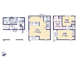 横浜市金沢区富岡東1丁目3　新築戸建　全2棟　1号棟