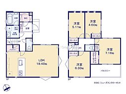 横浜市鶴見区岸谷2丁目2　3期4期　新築戸建　全3棟　12号棟