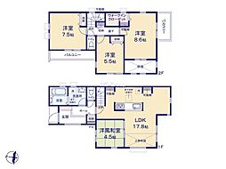 相模原市中央区星が丘3丁目2期　新築戸建　全2棟　1号棟