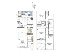 横浜市戸塚区深谷町　新築戸建　全5棟　5号棟