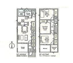 相模原市中央区横山台2丁目第12　新築戸建　全2棟　2号棟