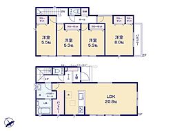 海老名市社家2丁目　新築戸建　全2棟　1号棟
