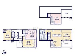 茅ヶ崎市松浪1丁目5　新築戸建　全4棟　D号棟