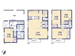 川崎市高津区明津1期　新築戸建　全3棟　3号棟