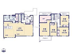 川崎市麻生区王禅寺東2丁目　新築戸建　全1棟　1号棟