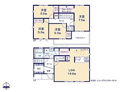 横浜市金沢区東朝比奈2丁目7期　新築戸建　全1棟　1号棟