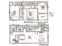 高座郡寒川町小谷3丁目第20 新築戸建 全2棟 1号棟