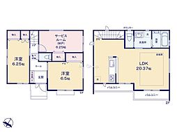横浜市金沢区長浜2丁目2　新築戸建　全1棟　1号棟