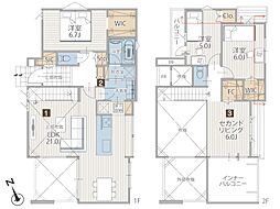 横浜市旭区中沢3丁目　新築戸建　全1棟　1号棟