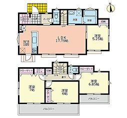 横浜市青葉区梅が丘　新築戸建　全1棟　1号棟