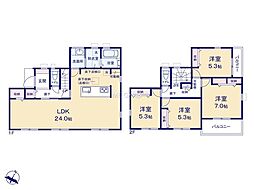 横浜市青葉区荏田西2丁目　新築戸建　全1棟　1号棟
