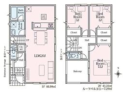 足柄上郡開成町延沢第18　新築戸建　全3棟　2号棟