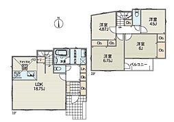 横浜市港北区篠原東1丁目　新築戸建　全4棟　3号棟