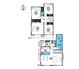 厚木市水引2丁目1期　新築戸建　全2棟　1号棟