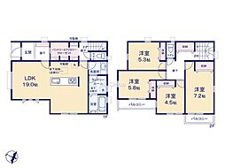 横浜市緑区いぶき野第2　新築戸建　全1棟　1号棟