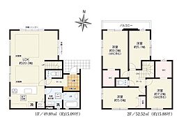 横浜市旭区白根7丁目3期　新築戸建　全1棟　1号棟