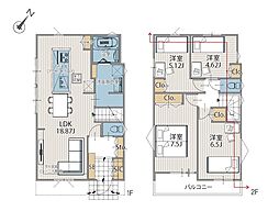 横浜市青葉区市ヶ尾町2　新築戸建　全6棟　6号棟