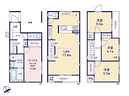 川崎市高津区千年1期　新築戸建　全1棟　1号棟