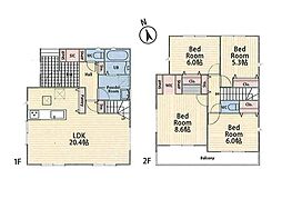 藤沢市白旗4丁目3期　新築戸建　全2棟　1号棟