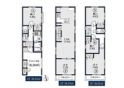 川崎市川崎区境町2　新築戸建　全7棟　2号棟