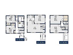 川崎市川崎区境町2　新築戸建　全7棟　6号棟