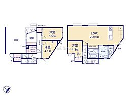 横浜市西区境之谷　新築戸建　全1棟　1号棟