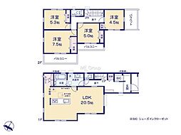 横浜市青葉区荏田西2丁目第2　新築戸建　全1棟　1号棟