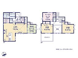 横浜市磯子区森6丁目5　新築戸建　全3棟　　2号棟
