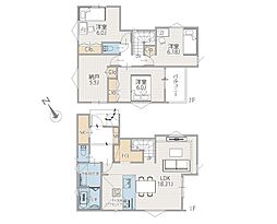 横浜市磯子区滝頭1丁目4　新築戸建　全6棟　4号棟