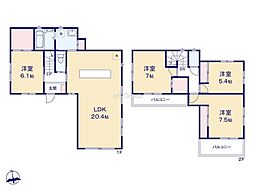 横浜市泉区岡津町　新築戸建　全2棟　2号棟