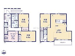 横浜市緑区十日市場 新築戸建 全4棟 D号棟