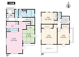 グラファーレ平塚市南金目第10期　全2棟　2号棟