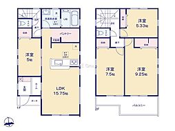 八王子市大谷町第6　新築戸建　全3棟　2号棟