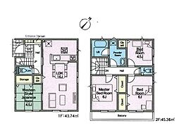 小田原市小八幡2丁目第13　新築戸建　全2棟　1号棟