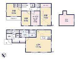 横浜市港南区港南台1丁目 新築未入居戸建 全8棟 4号棟