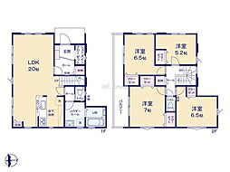 日野市石田1丁目1期　新築戸建　全2棟　1号棟