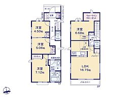 横浜市瀬谷区宮沢2丁目8期 新築戸建 全3棟 1号棟