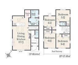 相模原市中央区上溝24−2期　新築戸建　全1棟