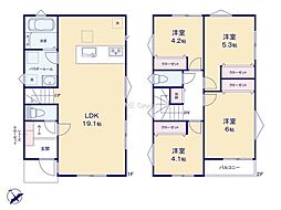 鎌倉市今泉3丁目　新築戸建　全2棟　1号棟