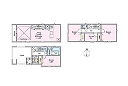 川崎市宮前区西野川2丁目　新築戸建　全6棟　B号棟