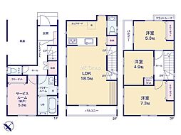 横須賀市佐原1丁目　新築未入居戸建　全1棟