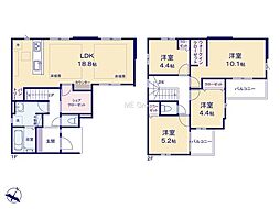 平塚市諏訪町3期　新築戸建　全3棟　1号棟
