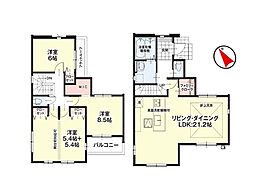 八王子市兵衛2丁目1期　新築未入居戸建　全4棟　4号棟