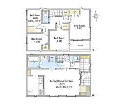 横浜市港北区下田町6丁目2　新築戸建　全4棟　3号棟