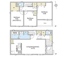 横浜市港北区下田町6丁目2 新築戸建 全4棟 1号棟